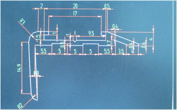 Stick (external corner aluminum with inlay)