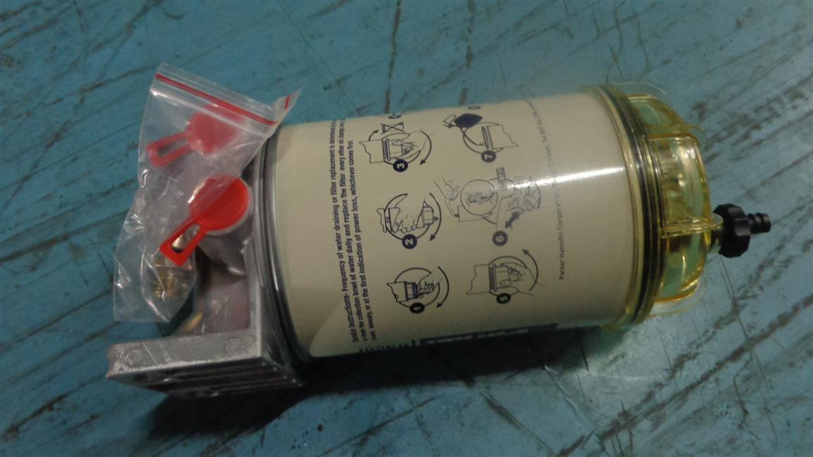 Fuel filter, Parker, 490R10-1