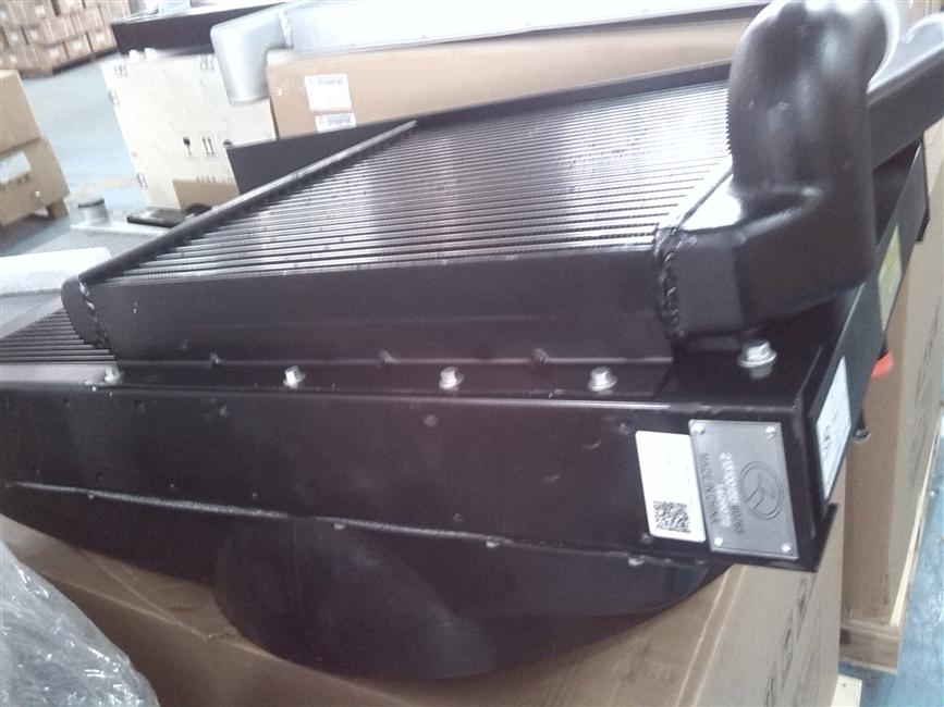 Cooling module assembly, 620*1069*433.5, aluminum plate fin, 1-597Fan-center, none