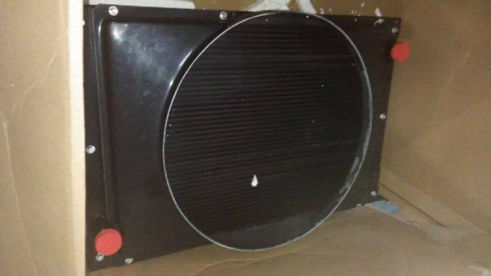 Cooling module assembly, center, bus, left transverse aluminum water tank status