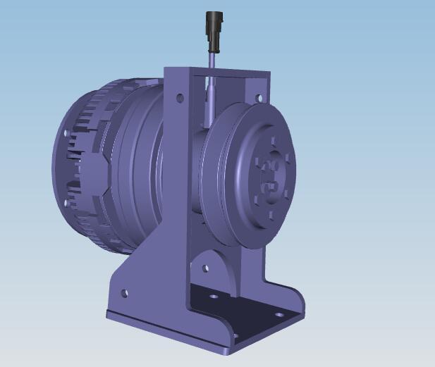 Fan clutch assembly, 150, mid-mounted, 194, dual flexibility (high torque)