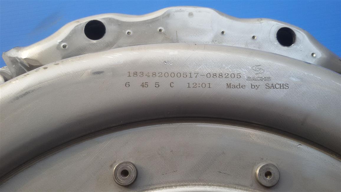 Clutch pressure plate assembly, saxophone φ395 push type, 1131Nm, 18 3482 001 680-1