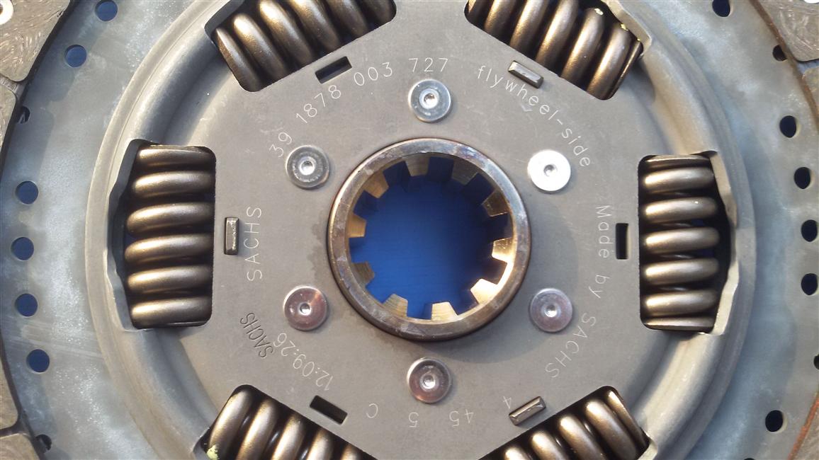 Clutch driven disc assembly, saxophone φ395, push spline, 39 1878 008 715-1