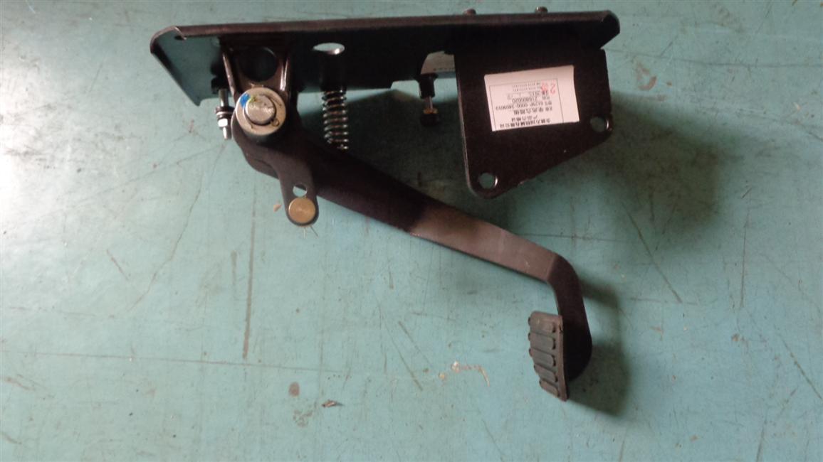 Clutch control pedal assembly