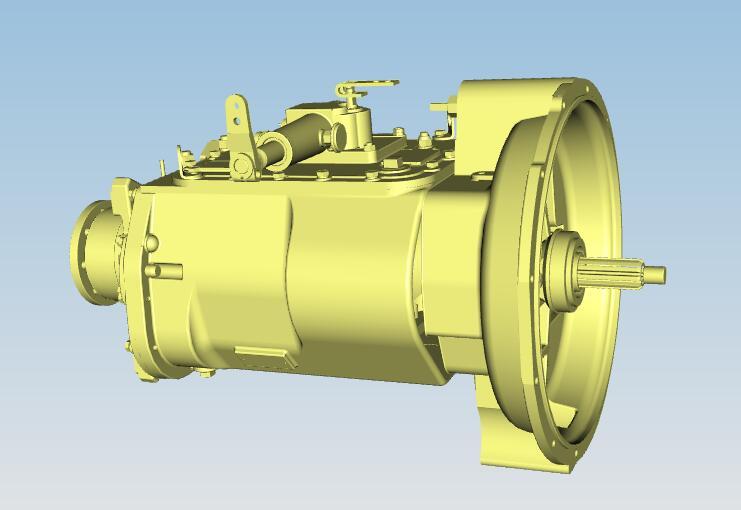 Transmission assembly-mechanical, 6DS130, S-011-G18226, series number 6DS100T