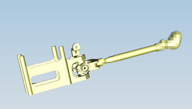 Dual soft shaft front control system assembly