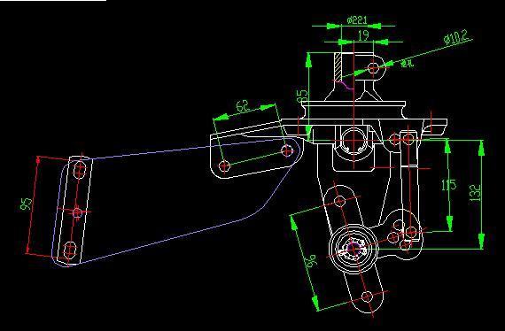Front speed control assembly, MK3, 1703BS-010-3