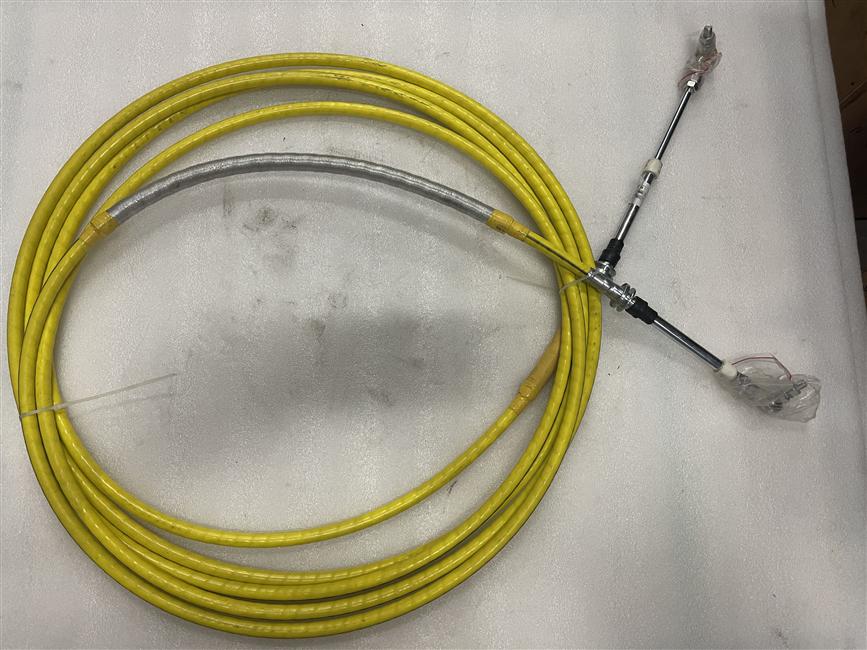 Shift soft shaft assembly, three soft shafts, 9730mm, Yellow River soft shaft