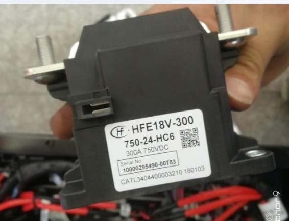 High voltage relay, HFE18V-300/750-24-HC6,221100389