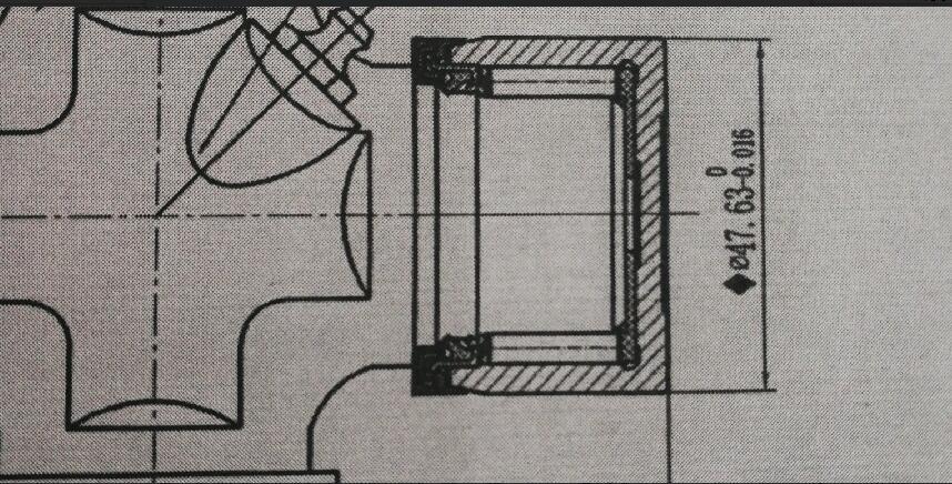 Cross axis, φ47.63,222102620-2