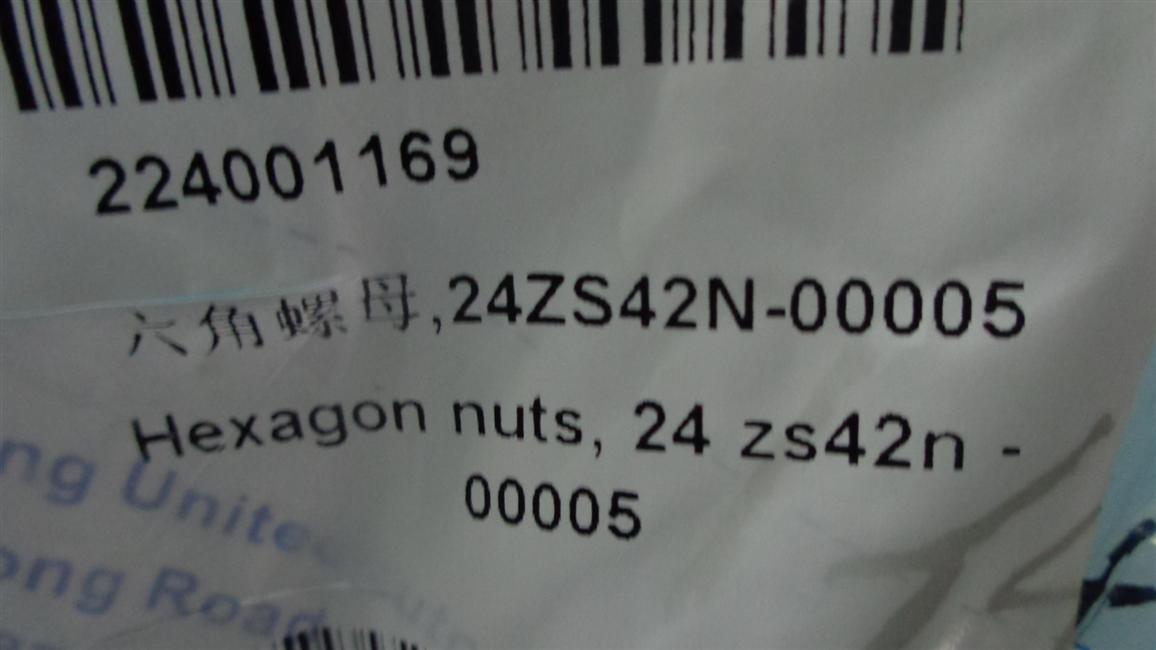 Hexagon nut, 24ZS42N-00005