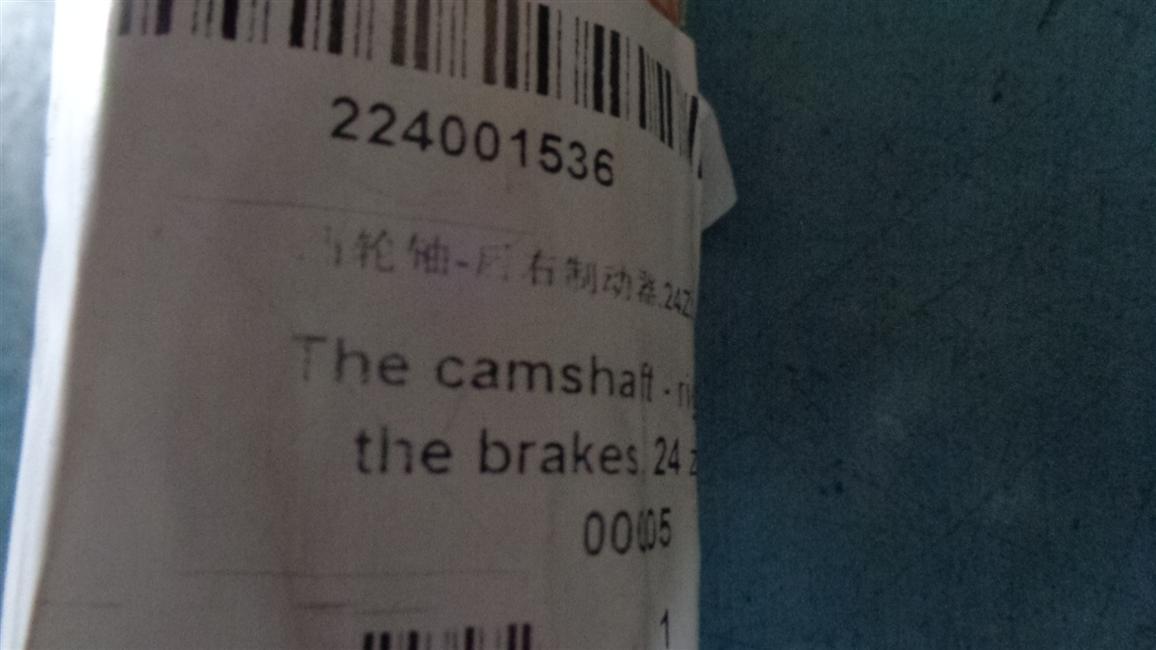 Camshaft-rear right brake, 24ZS13J-00005-1