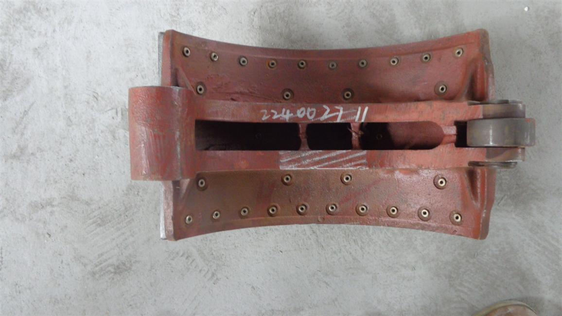 Rear lower brake shoe with friction plate assembly, 24ZS27N-00005-1