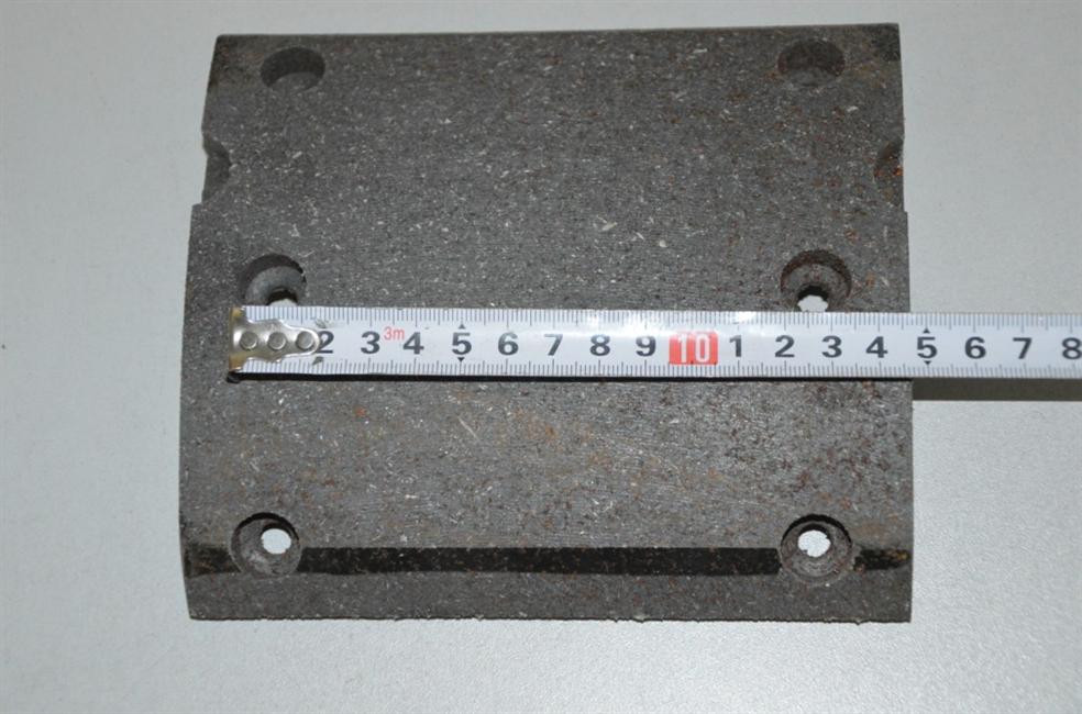 Rear brake friction plate, 80G141C-1