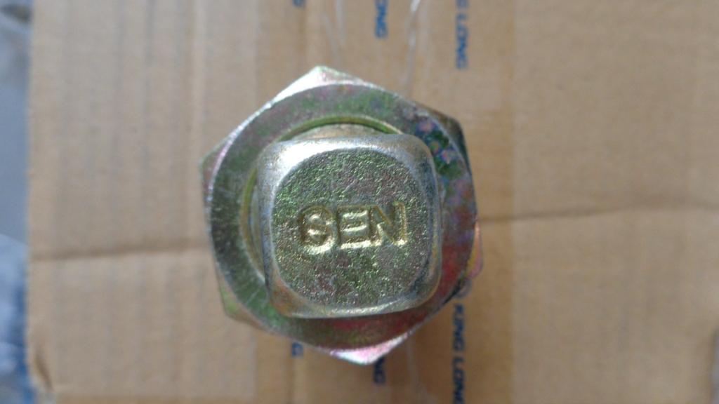 Rear wheel inner and outer nuts (right tooth), 24BRS04R-00005-2