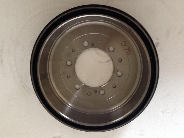 Rear brake drum, mid car
