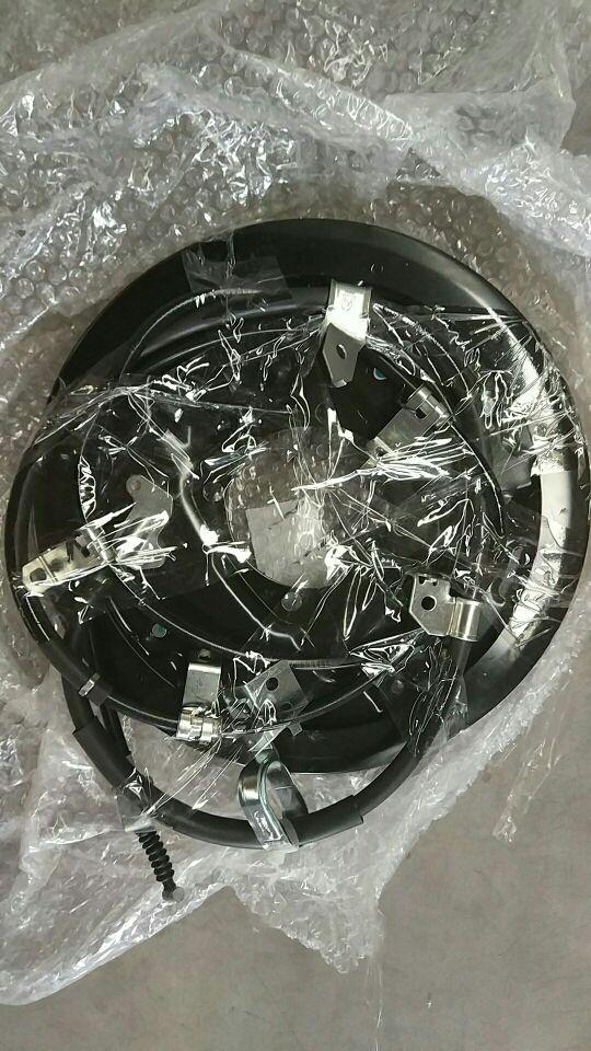 Rear brake with pull wire assembly (left), 224100392, KS2-2