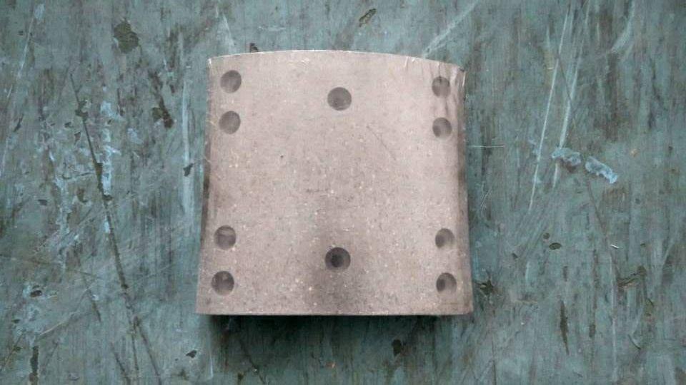 Задние тормозные колодки барабанного тормоза (комплекс, 4 части 1), 10 отверстий, 180*10/14.5*201