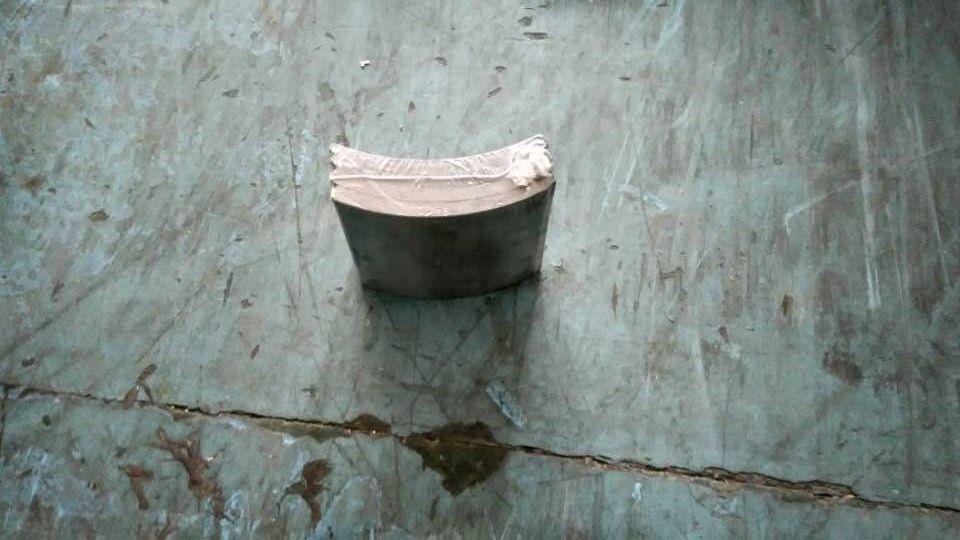 Rear drum brake pads (unit set, 4 pieces 1 set), 10 holes, 180*10/14.5*201-1