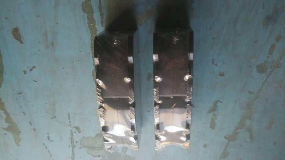 Disc brake pads (unit set, 1 set of 4 pieces), YF19.5, Jinguan