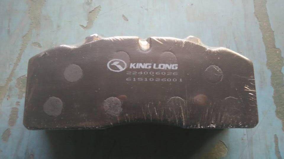 Disc brake pads (unit set, 1 set of 4 pieces), YF19.5, Jinguan-1