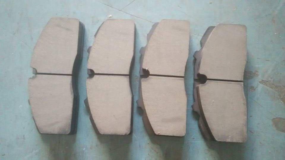 Disc brake pads (unit set, 1 set of 4 pieces), YF19.5, Jinguan-2