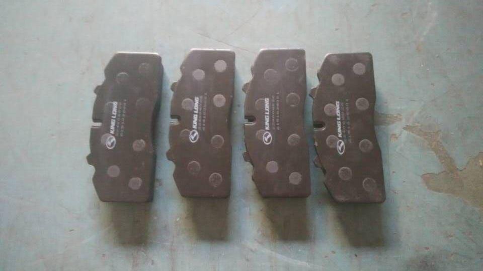Disc brake pads (unit set, 1 set of 4 pieces), YF19.5, Jinguan-3