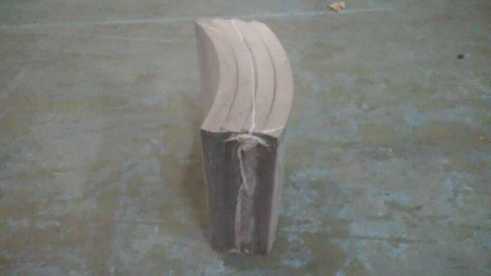 Rear drum brake pads (unit set, 1 set of 4 pieces), 15 holes, plate thickness 17.5, 220*17.5*213-1