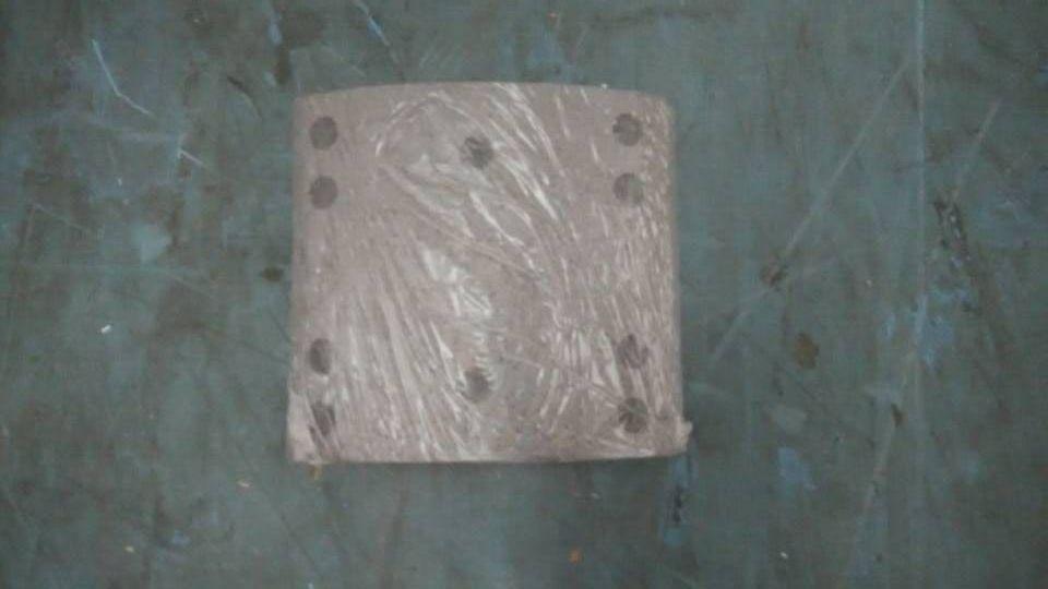 Rear drum brake pads (unit set, 4 pieces 1 set), 10 holes, 180*11.5/16*201