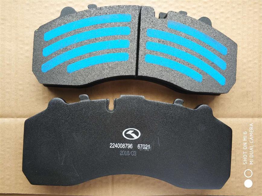 Domestic universal 22.5 disc brake pads (ws), plain area (unit: set, 1 set of 4 pieces)-1