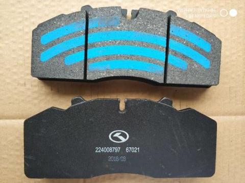Disc brake pads, Yuanfeng 19.5 (ws), complex road conditions (unit: set, 1 set of 4 pieces)-2
