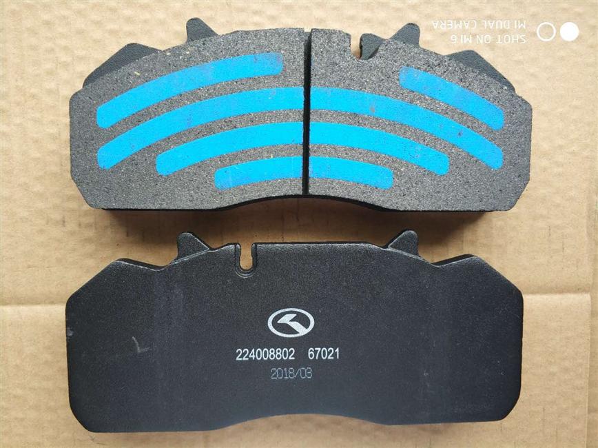 Disc brake pads, Wan'an 19.5 (ws), plain area (unit: set, 1 set 4 pieces)