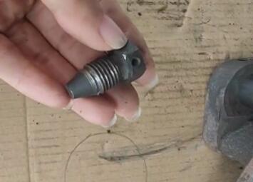 Braking pallet shaft tapered screw, 16016JLH4-6.142