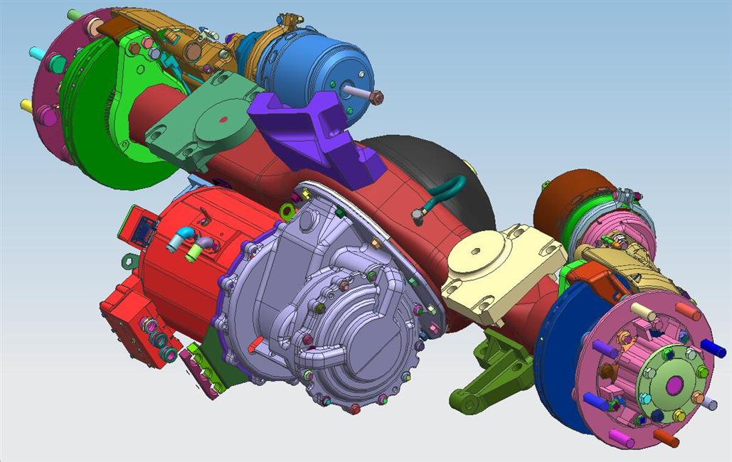 The rear axle stops Dongfeng 6.5T, 20.475 (20.716) 2400005A1201Q Yuanfeng-2