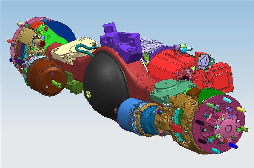 The rear axle stops Dongfeng 6.5T, 20.475 (20.716) 2400005A1201Q Yuanfeng