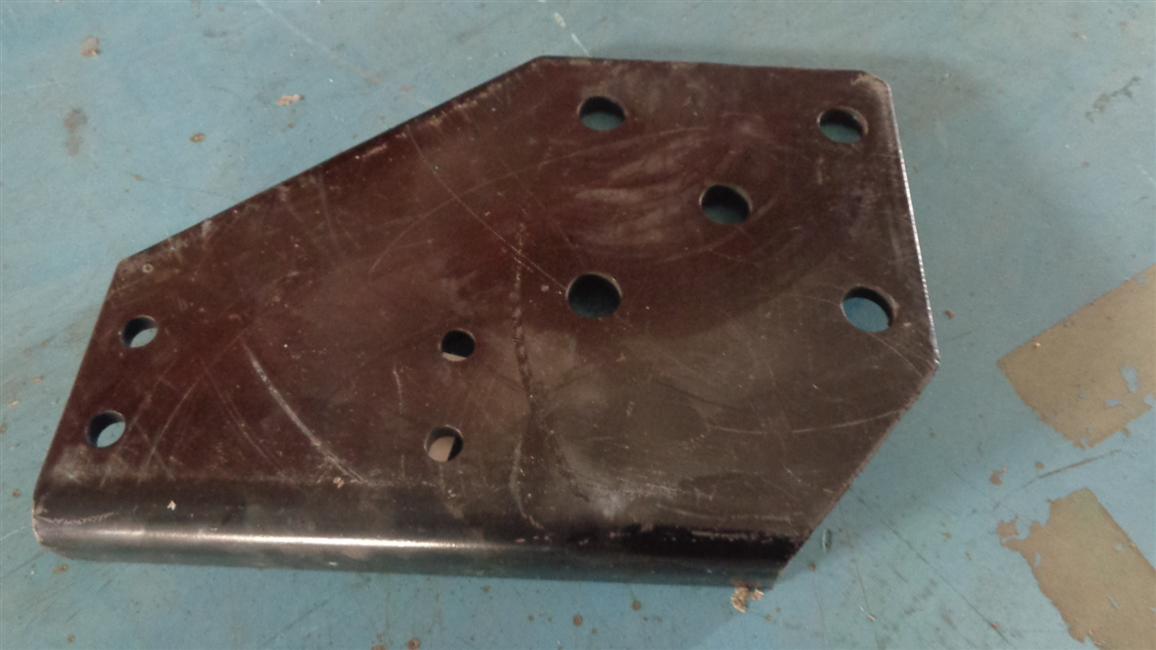 Stabilization rod bracket plate (left), JR-65F-01-18-1