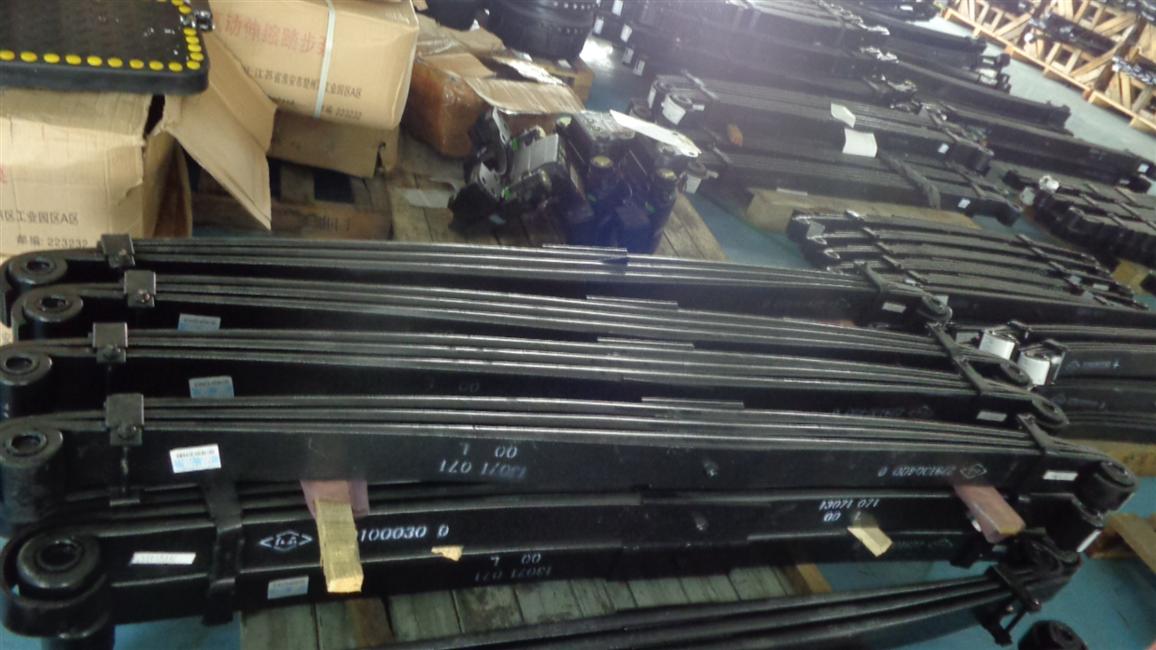 Left rear steel leaf spring assembly, 1720, 90, 4 pieces-1