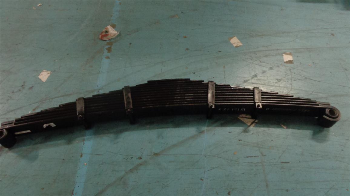 Left rear steel leaf spring assembly, 1680, 100, 12 pieces