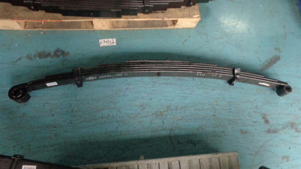 Right front steel leaf spring assembly, 1500, 75, 6 pieces