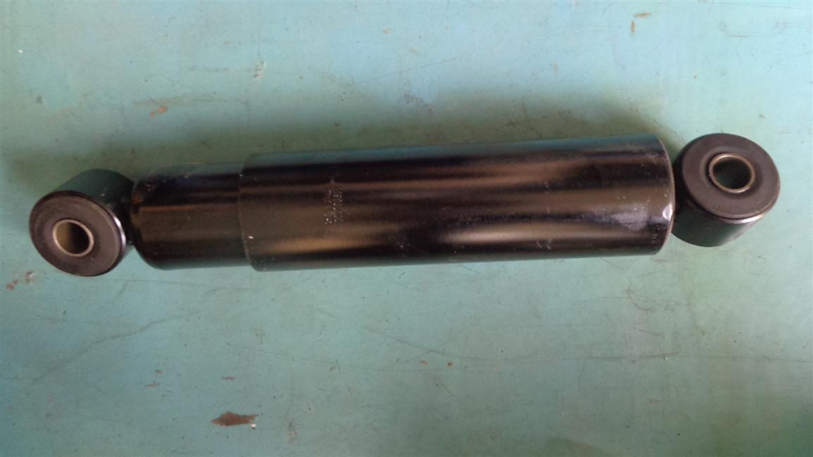 Rear shock absorber assembly, 50, 270, double hanging ring