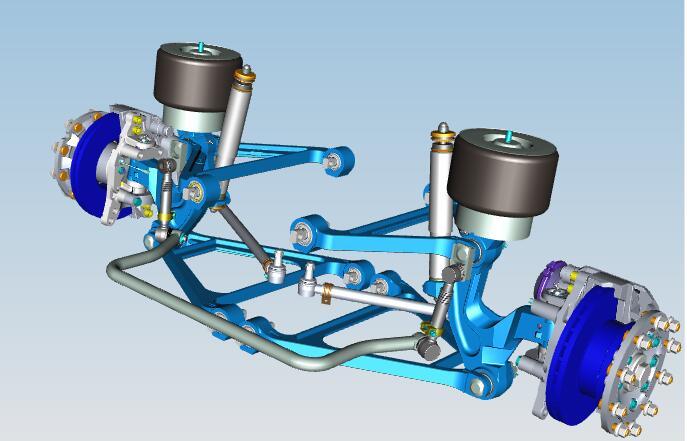Independent suspension, JR-65DF-13-20A, WABCO ABS, Yuanfeng Pan, magnesium-aluminum steel ring