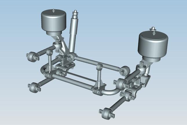 Front air suspension system, five-link air suspension, YDA10450013