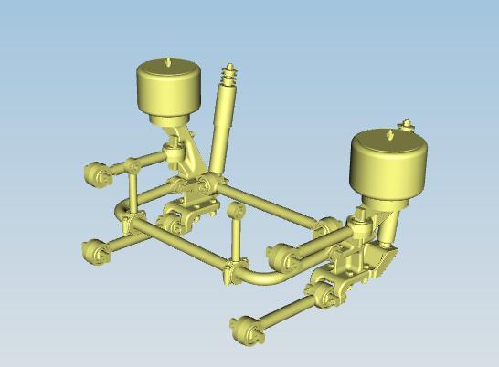 Front air suspension system, five-link air suspension, YDA10450014-CTSC