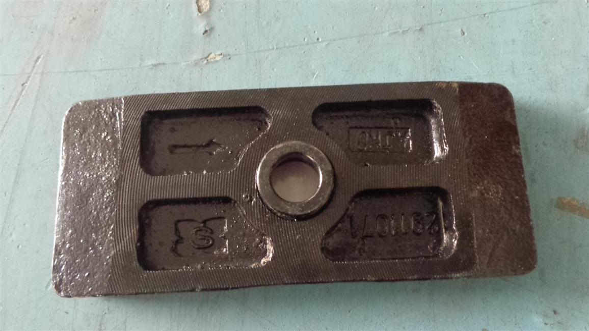 Inclined pad-rear steel spring, 74, Φ27-1