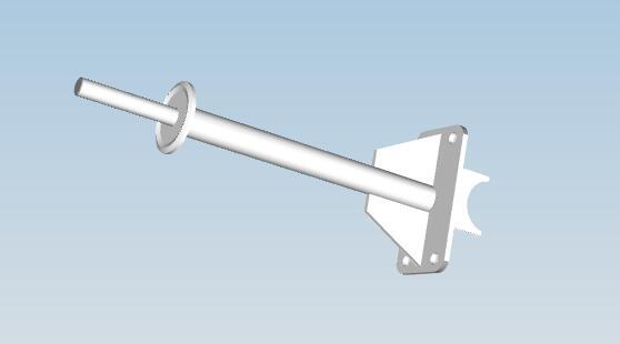 Boom assembly - rear suspension, 313.5, stable rod with D50