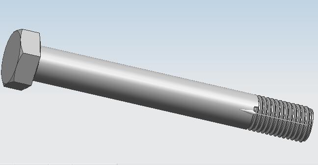 Steel leaf spring pin - rear suspension, 20, 90-100 (suspended ear end)