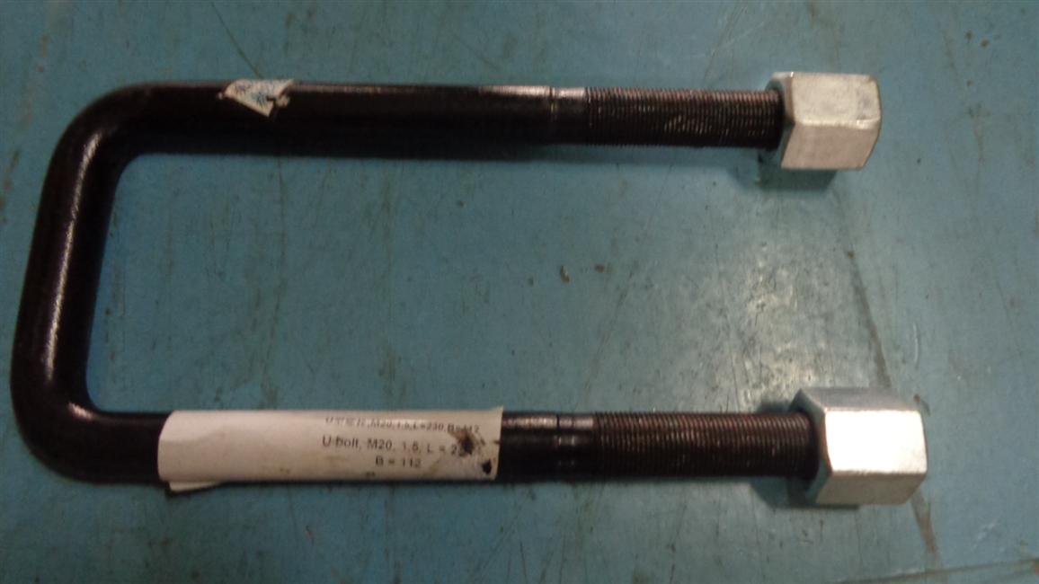 U-shaped bolt, M20, 1.5, L=230, B=112