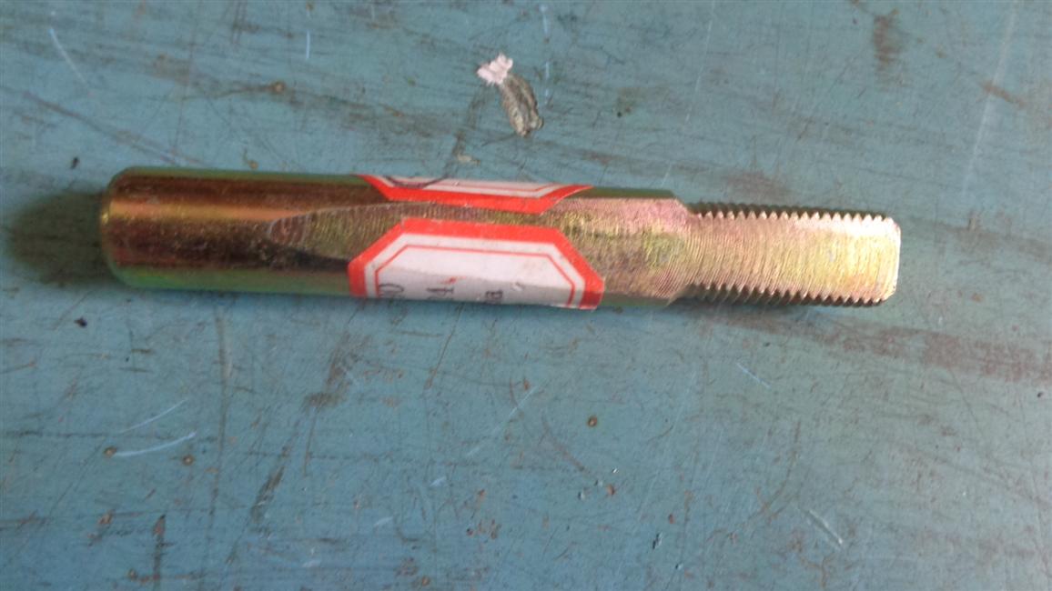 Leaf spring pin wedge locking pin - rear suspension