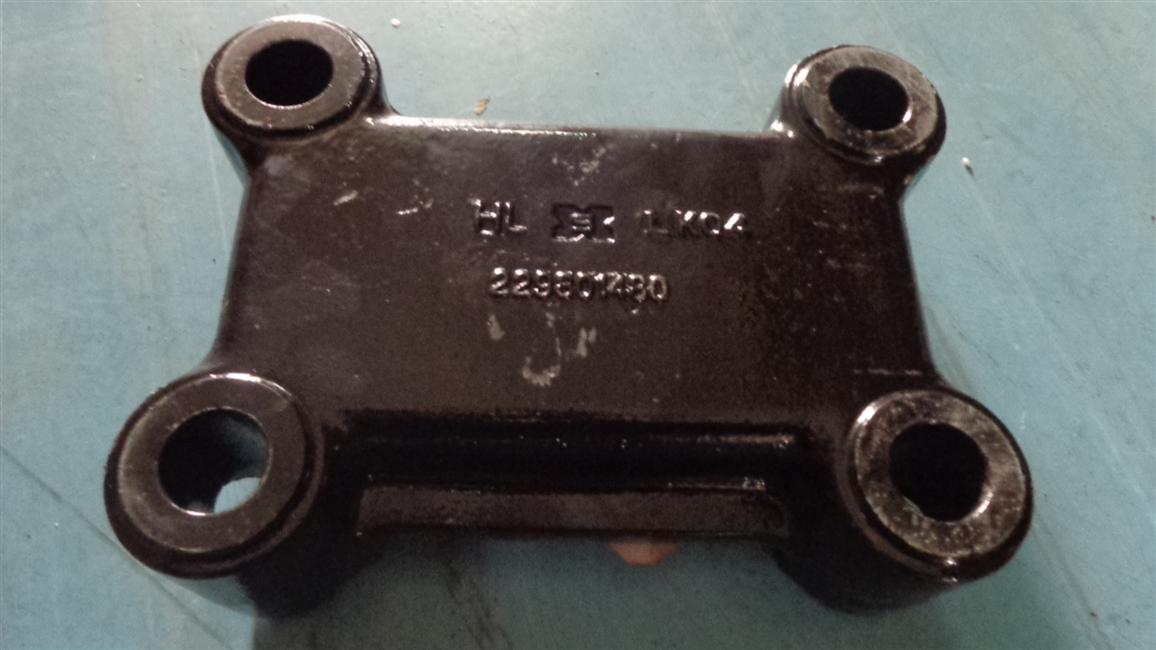 Plaque de base U-bolt, 126, 188, Φ26