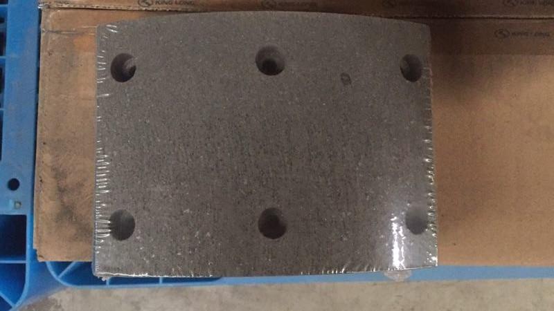 Drum type front brake pads (unit set, 1 set of 4 pieces), 6 holes, 30NS44J-00005-1